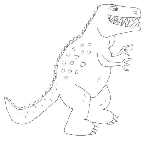Wpis tyranozaur