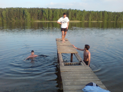 >>>Pierwszy wypad nad jezioro
