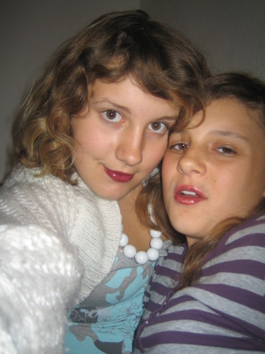 my sister and me