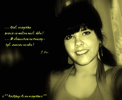 dla Ciebie, bo Ty wyjtkowa x**