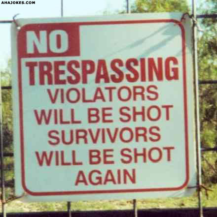Trespassing