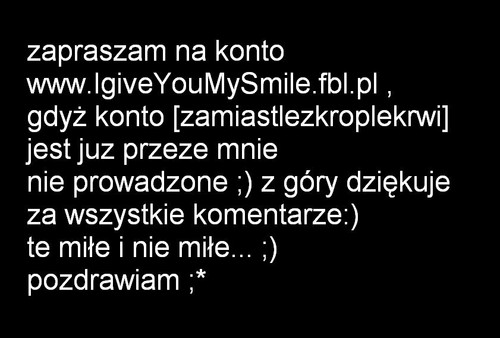 Wpis zamiastlezkroplekrwi