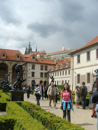 PIKNY ogrd w Pradze i ja w :D