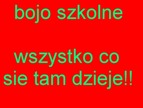 Wpis bojoszkolne