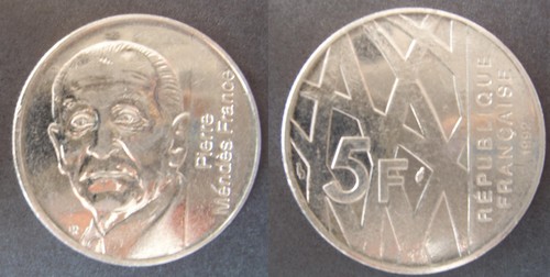 [Francja] 5 Frankw 1992 r.