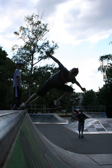 skateboarding