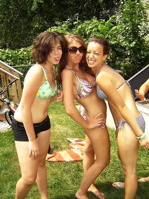 The girls.