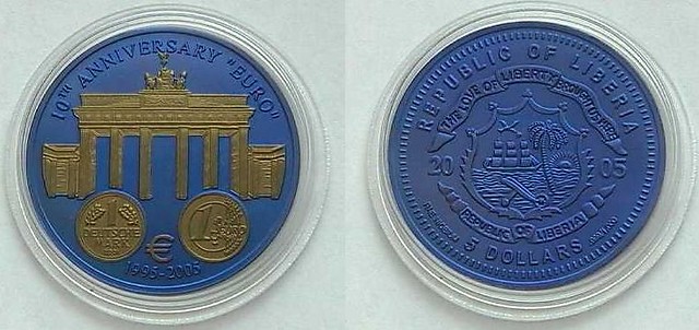 [Liberia] 5 $ z 2005 r.