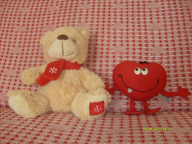 Misiek i serce:)