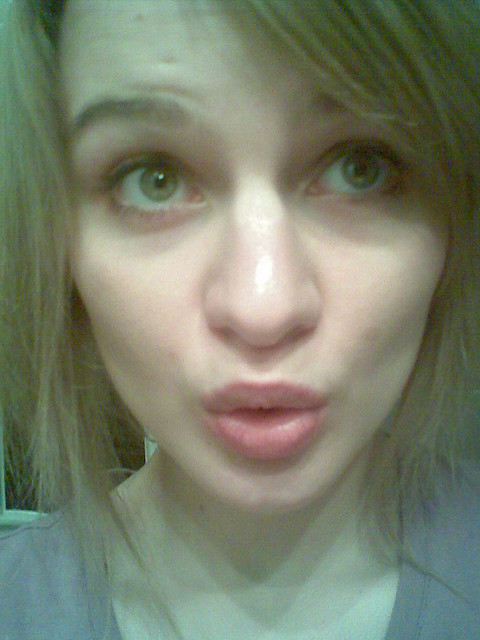 zielone oczxka mam! :)
