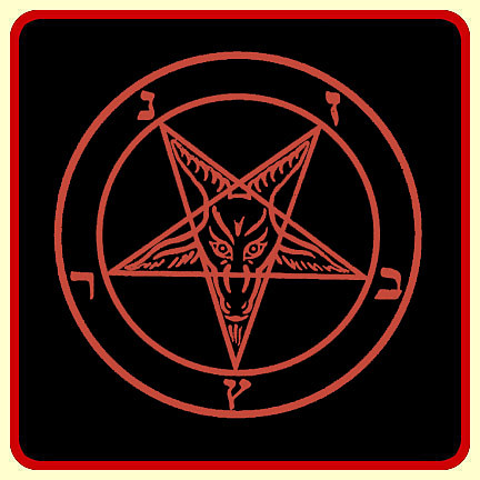Satan Circle   Bafometa znak 