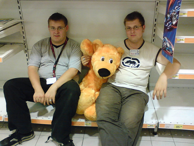 w pracy....