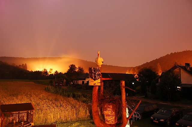 Bieszczady noc