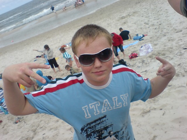 Hehee... Na plazy xD haha