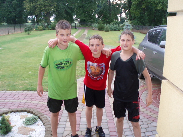 od lewej MArek Chris i ja
