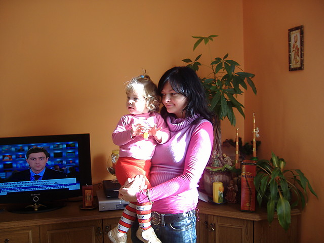 moja mama na wakacjach