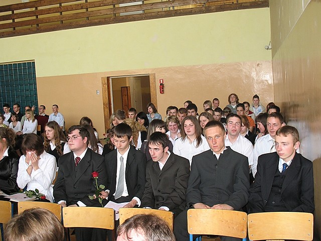Zakoczenie III klasy liceum