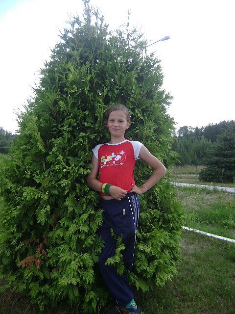 To ja na tle wierkw