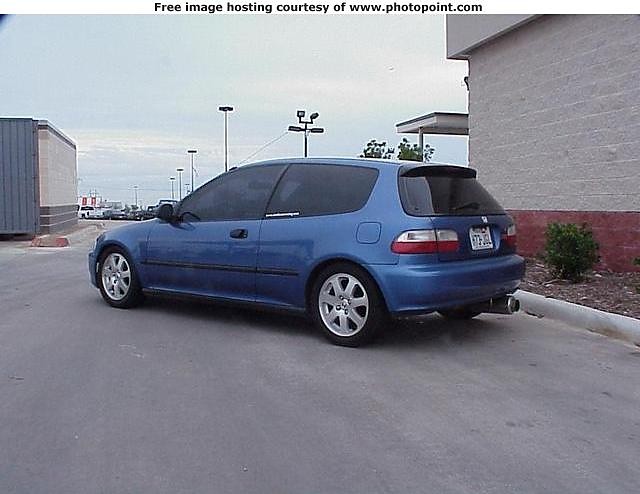 Blue civic.. xD 