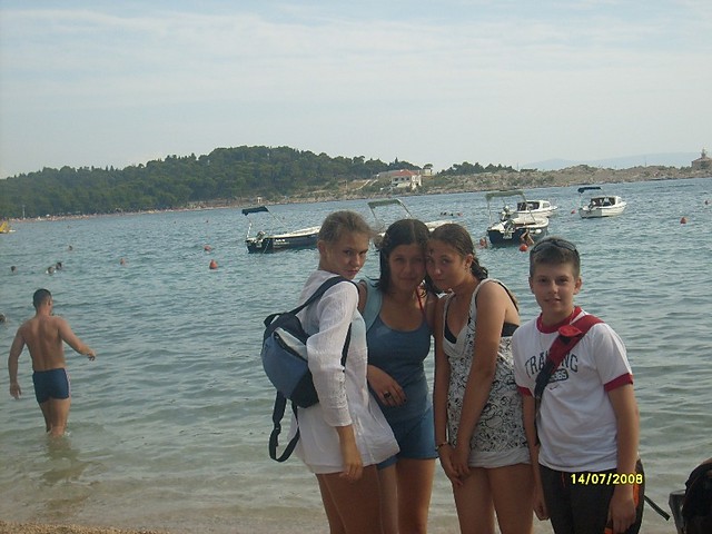 na plazy w makarskiej