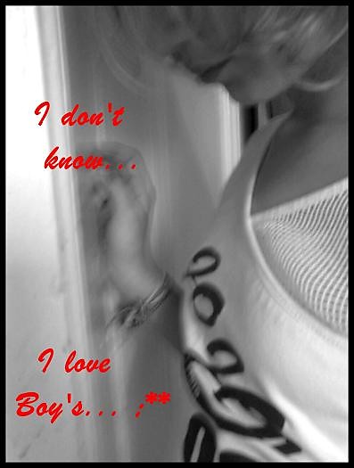 I love boY's.