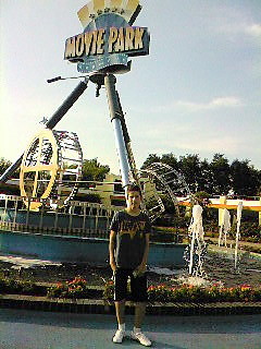 Wejscie do Movie park :D