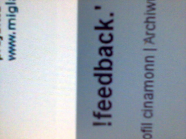 Feedback!