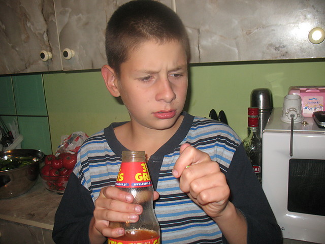 rafal pije pysia ale dzidzia
