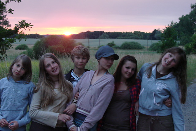 with girls. and THE boy!
