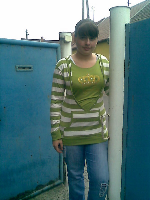To ja przy mojej furtce:):)