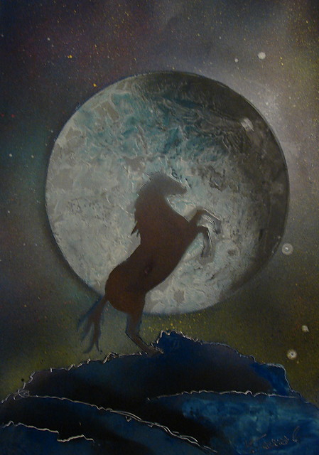Spray painting...