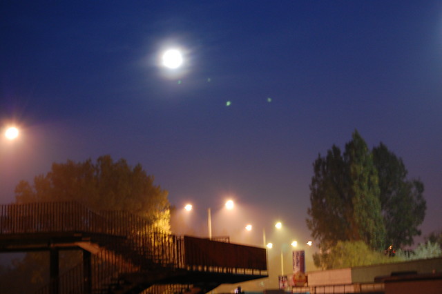Nocny widok z mojego okna