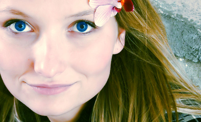 blue eyes