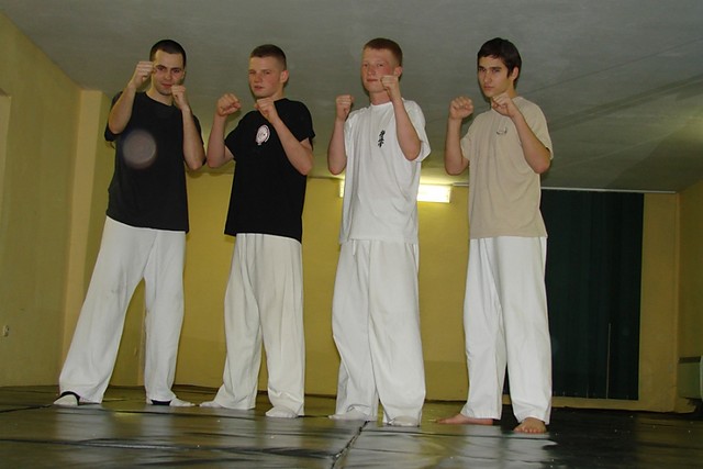 Przed treningiem w klubie...