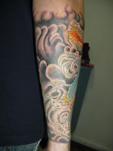 Arm tattoo