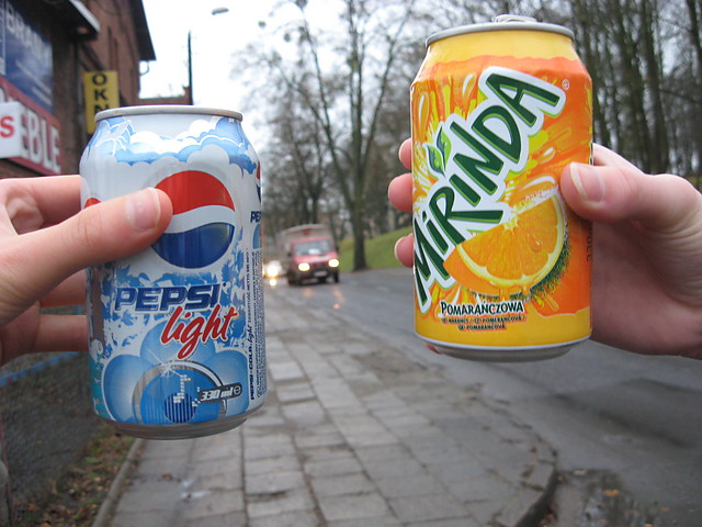 Pepsi light. & Mirinda.