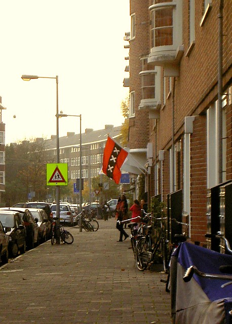 Flaga Amsterdamu...