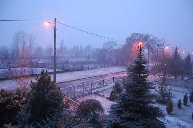 Pierwszy jesienny nieg...