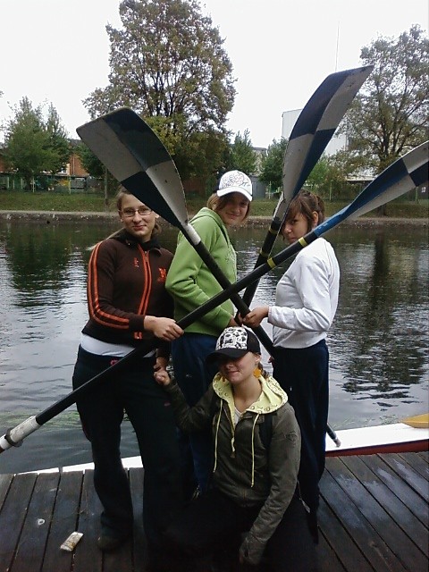 rowing :)