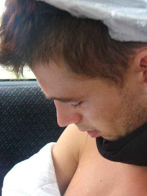 nadmierny wyciek liny z jamy 