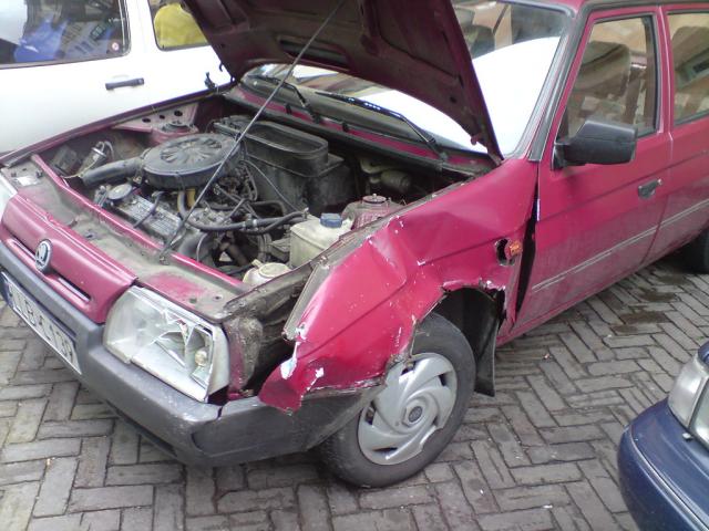 Pierwszy wypadek ..