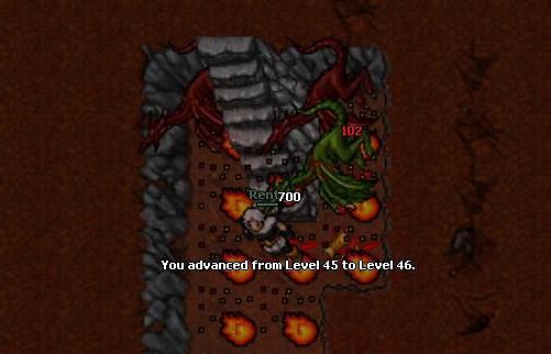You advanced to Level 46.