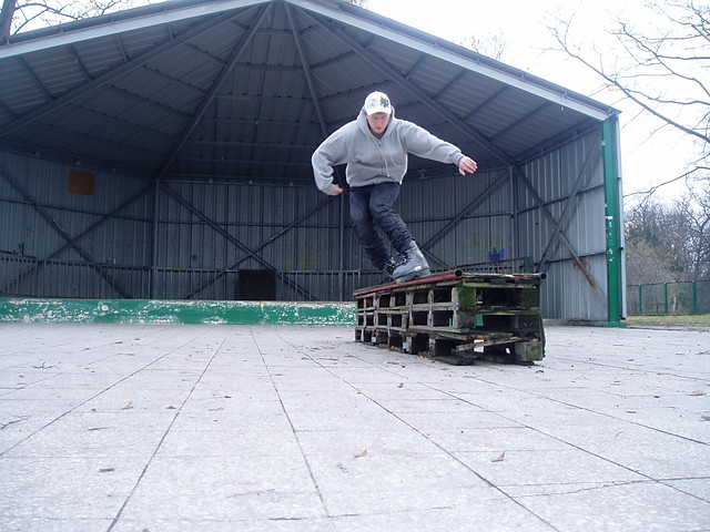 na rolkach :D