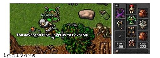 You advanced to Level 50.