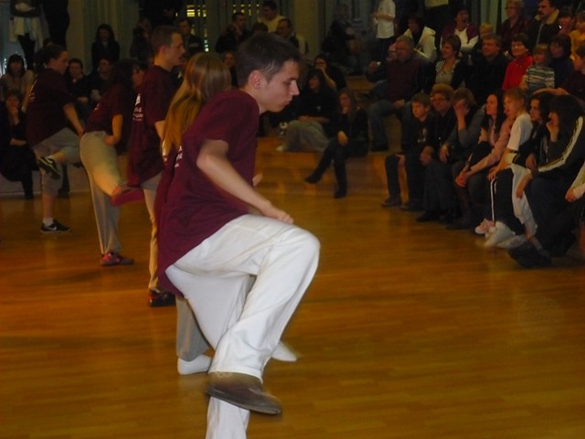 la presentacin de baile 