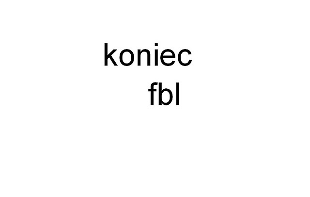 koniec
