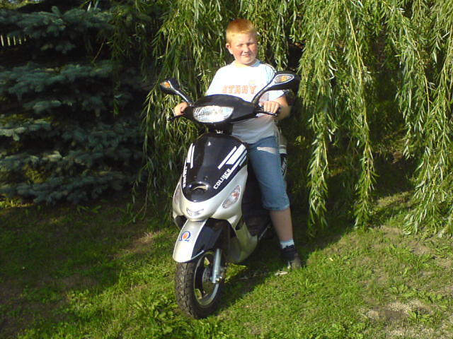To ja i moja maszyna skuter