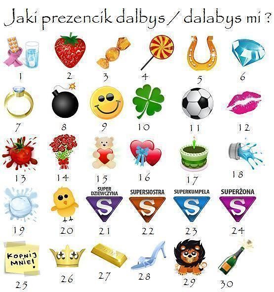 Jaki daby daabys mi prezencik