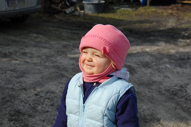 Maja na spacerku