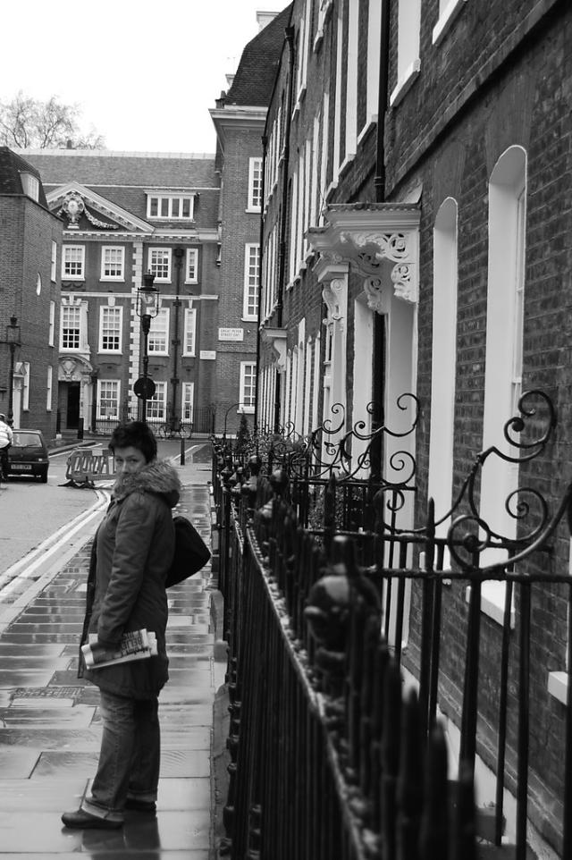 on the street